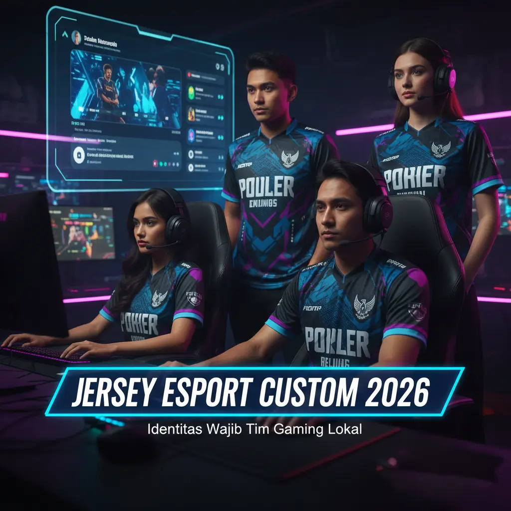 Jersey Esport Custom Paling Dicari Tim Gaming Lokal di Januari 2026