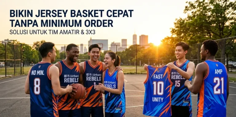 Bikin Jersey Basket Cepat Tanpa Minimum Order untuk Tim Amatir